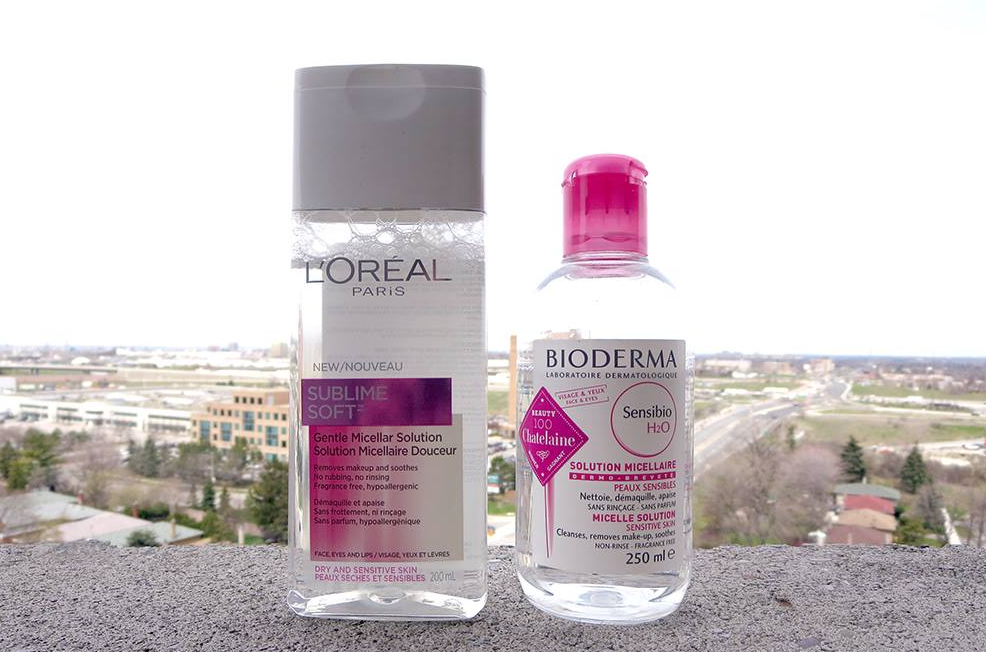 Review | L’Oreal Sublime Soft Gentle Micellar Solution vs. Bioderma