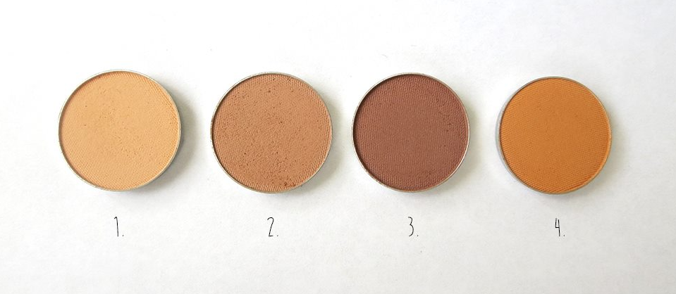 Review | Makeup Geek Eyeshadows: Peach Smoothie, Creme Brulee, Frappe & Chickadee